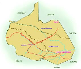 85,300km² Territorio protegido: 60% 51,180km² > área total de Costa Rica 870,749 turistas en el año 2002 A Madre de Dios sólo 36,948 5.