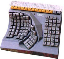 Teclados para una sola mano Son teclados con una forma y distribución de teclas especial, buscando