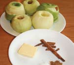 Manzanas a la canela Sartén de 10 1/2 pulgadas con tapa Tiempo de preparación: 20 minutos Dificultad: baja Porción: 194