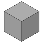 Solución al problema 9: la solución en realidad es la representación en dos dimensiones de un cubo. Para ello basta unir el centro con 3 vértices no consecutivos y se formará la imagen del cubo.