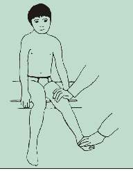 difícil si el niño mantiene la pierna rígida mientras cuenta hasta 10.