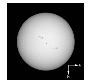 La base de datos para la "CLEA Solar Rotation Lab" consiste en 11 imágenes de los telescopios solares del GONG durante el mes de enero de 2002.