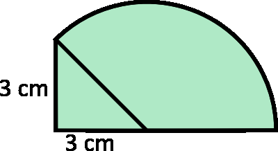 Calcula el área de la corona circular de radios 1 y 5 cm. 59. Calcula el área del sector circular y del segmento circular de radio 6 cm y que forma un ángulo de 60º