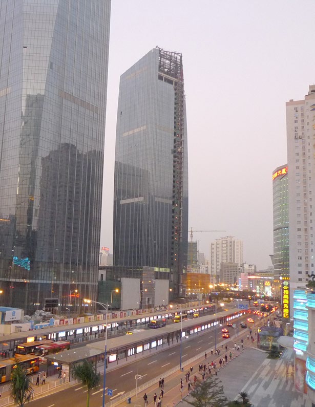 Guangzhou se ha densificado rapidamente alrededor del corredor GBRT desde la apertura del BRT