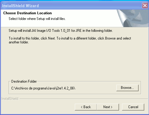 23: Instalación gvsig en Windows -9- Seleccione donde desea