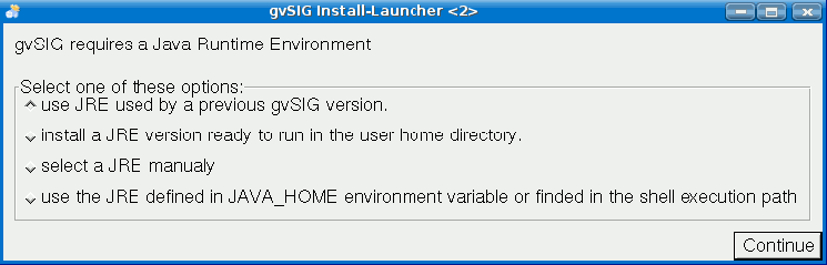 A.2. INSTALACIÓN 196 Linux En la primera ventana de la instalación puede optar entre varias opciones.