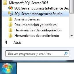 Propósito Copias de Seguridad con SQL Server 2005 Con Management Studio del SQL 2005 es posible crear copias de seguridad de las bases de Datos definidas en el servidor de SQL Server.