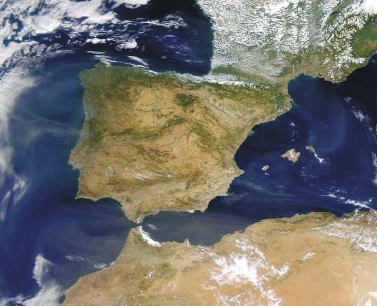 España y Portugal: Naciones Marítimas Comunicación terrestre