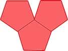 octaedro y cinco para el icosaedro. Pero con 6 ya estamos en el plano.