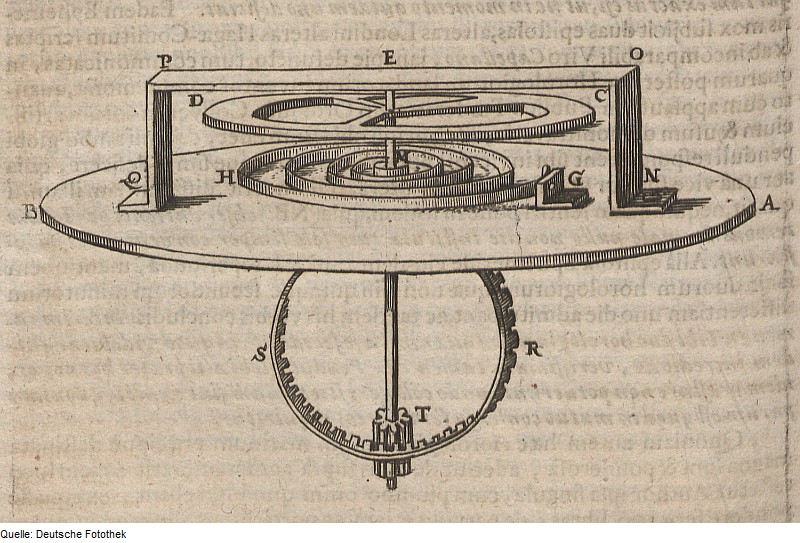 construyendo un reloj de péndulo en 1656 con un mecanismo simple