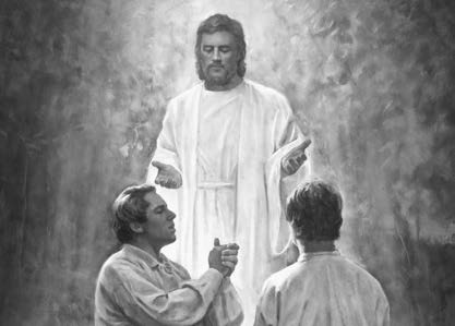 CAPÍTULO 21 Como parte de la Restauración, José Smith y Oliver Cowdery recibieron el Sacerdocio Aarónico de manos de Juan el Bautista, ya resucitado.