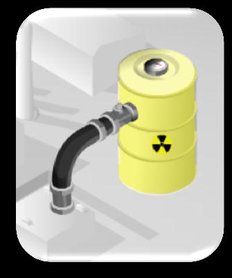 Proceso de separación El uranio en forma de óxido se convierte en UF6 y