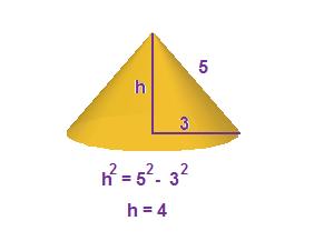 3. Calcula la altura de un cono si la generatriz mide 5 cm y el radio de la base es de 3 cm. En la figura está calculada la altura. Nos basamos en el teorema de Pitágoras. Sobre ESFERAS 4.