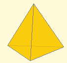 Basta con que uno de ellos sea mayor que un llano para que el poliedro sea cóncavo. En la imagen de la izquierda tenemos un poliedro con seis caras que son rectángulos.