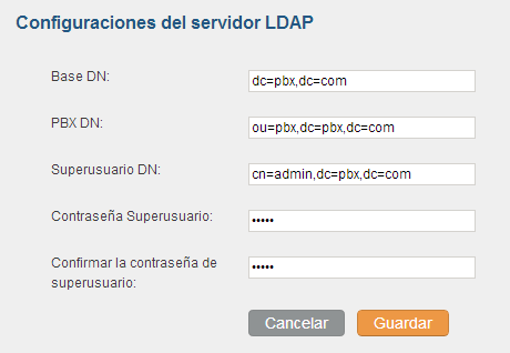 Además, los usuarios pueden configurar manualmente la configuración del cliente LDAP para manipular la incorporada en el servidor LDAP en el UCM6100.