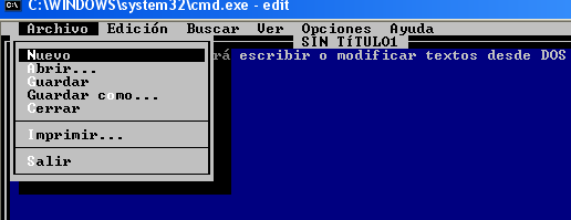 SSOO: MS-DOS (2/2) Interfaz de línea de comandos: El prompt indica al usuario que el sistema puede
