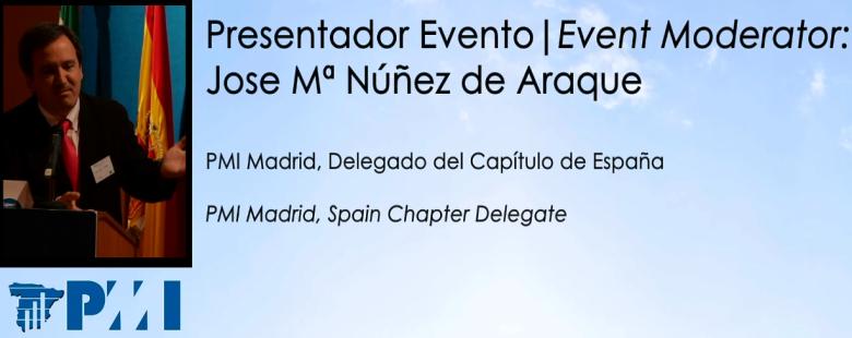 Memoria 2012 Imágenes de la ponencia de Francisco Javier Rodríguez Blanco, Presidente del Capítulo de Madrid del PMI sobre PMI en el mundo y en España, tendencias en la Dirección de Proyectos,