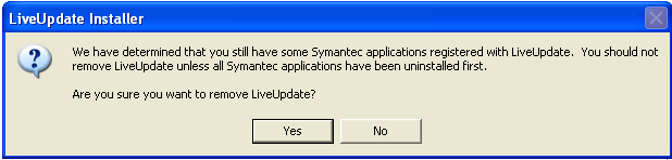 10. Ahora, de la lista Currently Installed Programs, haz clic en el programa Liveupdate 1.80 (Symantec Corporation) y enseguida haz clic en el botón Change/Remove. 11.