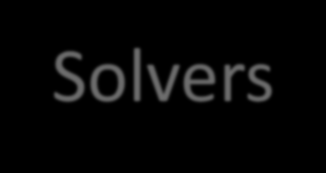 Solvers: