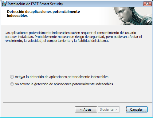 2. Instalación Tras la compra, es posible descargar el instalador de ESET Smart Security del sitio web de ESET. Viene como paquete ess_nt**_***. msi (ESET Smart Security) o essbe_nt**_***.