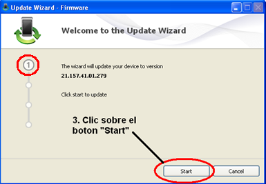 1. Ubique el archivo de actualizacion del Firmware, debe estar guardado en su PC, este tiene el nombre: 2.
