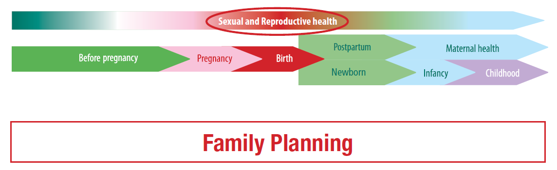 Planejamento Reprodutivo Promove igualdade de gênero e empodera as mulheres e famílias; O Planejamento Familiar possui o potencial de reduzir em 32% as mortes maternas, 10% de recém nascidos e