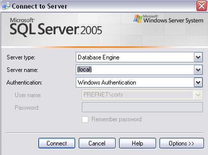 2. Realizar una copia de seguridad con SQL Server 2005 Para realizar una copia de seguridad, lo primero que tendremos que hacer es inicializar el Management Studio del SQL 2005.
