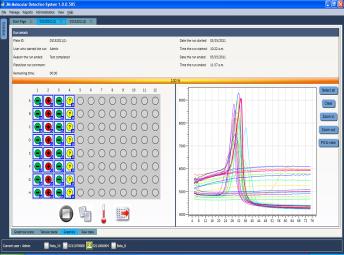 61 3M Sistema de Detección Molecular - Programa Fácil de usar Interfase de usuario con pestañas modernas Íconos de ensayo por color que coinciden con los tubos de reacción