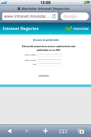 En conexiones posteriores a la instalación del cliente VPN, el cliente VPN se conecta automáticamente cuando acceda a su portal web.