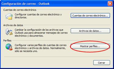 Configuración manual de Outlook 2003 para cuentas Premium de Correo Negocios. Configuración de la cuenta.