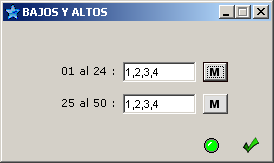 3. FILTROS MegaEuro dispone de muchos filtros muy variados, un filtro estará activado si la columna ACT esta con el valor Sí o el indicador de dentro del filtro esta de color verde.