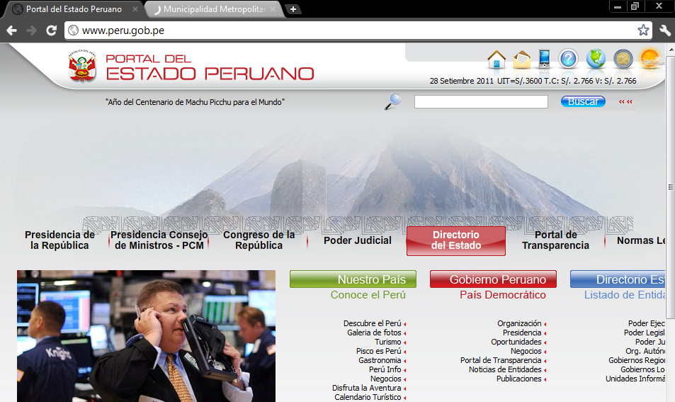 Portal del Estado Peruano Aquí encontrará Noticias de todo el Perú