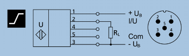 crm+25/iu/tc/e salidas salida 1 retardo de reacción retardo de disponibilidad entradas entrada 1 carcasa material transductor ultrasónico salida analógica corriente: 4 20 ma / tensión: 0 10 V (con U