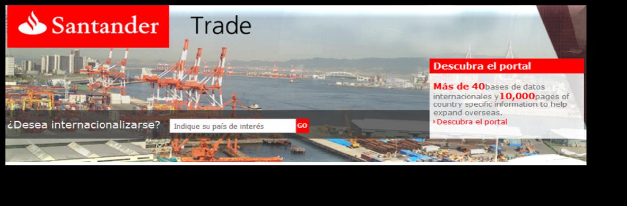 Portal Santander Trade: www.santandertrade.