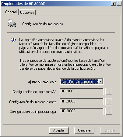 Captura de pantalla 95: Configuración de impresoras 2.