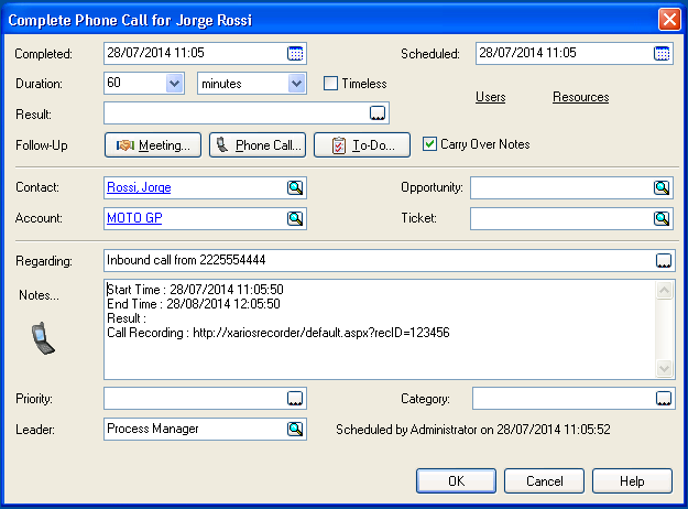 MiVoice Office Phone Manager 4.1 Formatos de números de teléfono SalesLogix no proporciona un formato estándar para almacenar números de teléfono en el sistema por defecto.