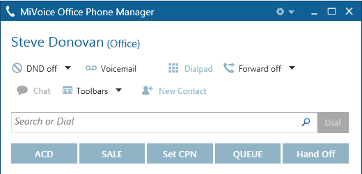 MiVoice Office Phone Manager 4.1 3.2.