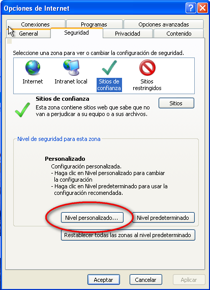 Configuración del sistema operativo 1. Para instalar el componente de firma debe tener permisos de administrador en el PC dónde se va a instalar. 2.