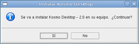 Kosmo Desktop Guía de instalación 13 3.