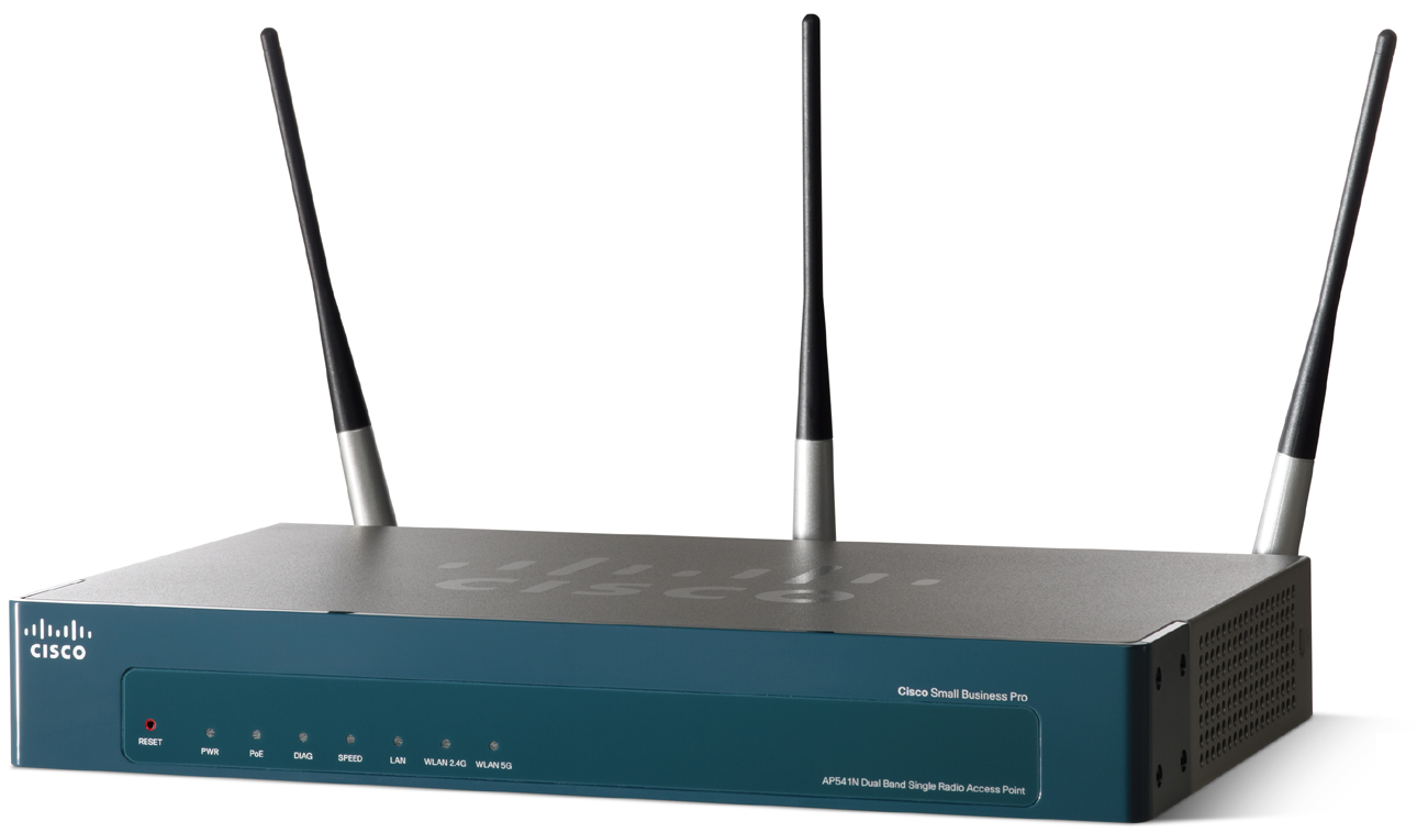 Guía de inicio rápido Cisco Small Business Guía de inicio rápido del punto de acceso único de radio de banda dual AP541N Contenido del paquete Punto de acceso único de radio de banda dual AP541N de