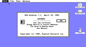Entorno Gráfico GEM (1988) GEM (Graphical Environment Manager) es