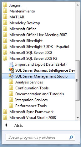 SQL Server Management Studio Es un entorno integrado para obtener acceso, configurar, administrar y desarrollar todos los componentes de SQL Server.