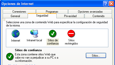 Procedimiento de configuración para Internet Explorer 6 1.- En Internet Explorer, haga clic en la opción Opciones de Internet del menú Herramientas.
