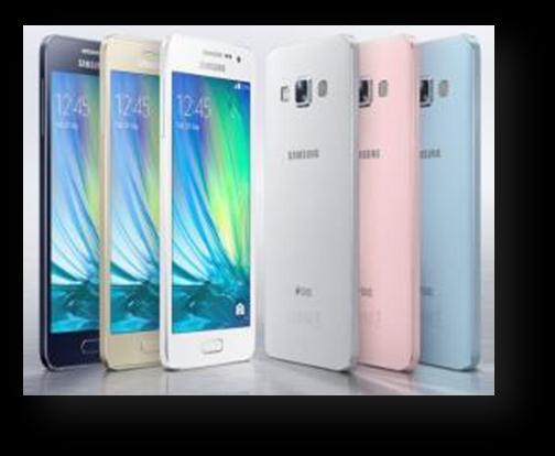 INCREIBLE DISEÑO El nuevo GALAXY A3 revoluciona el diseño de los celulares Samsung, su cobertura es metálica y se caracteriza por su diseño ultra delgado de 6.