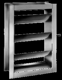 Comparación de Controles de Ventiladores Compuertas de Salida (Outlet Dampers) Placas de metal colocadas en el flujo de aire a la salida del