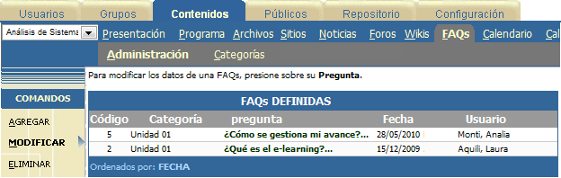 En inglés FAQ significa Frequently Asked Questions o preguntas frecuentes en español.