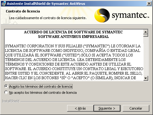 138 Instalación de clientes de Symantec AntiVirus Instalación local de clientes de Symantec AntiVirus 4 En el panel de Symantec AntiVirus, haga clic en Instalar Symantec AntiVirus > Instalar cliente