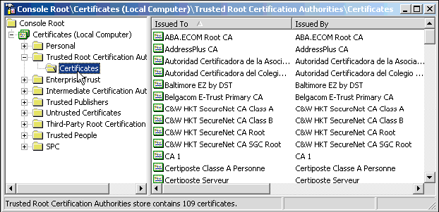 A continuación, seleccione el CA y pulsa el botón Exportar. El navegador se descargara un archivo llamado "TrustedCA.pem". Copia este archivo a un USB para poder usarlo en Windows.