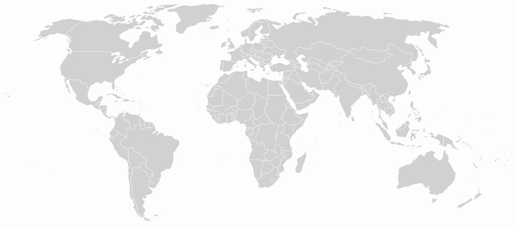 Cobertura Mundial por áreas geográficas 5900 8400 980 320