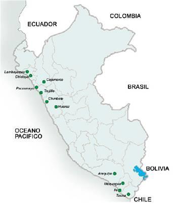 Concesión suroeste Descripción general Gas Natural Fenosa obtuvo la adjudicación del gobierno peruano para la concesión de distribución de